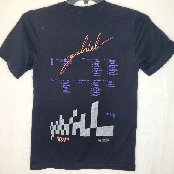 Keshi T Shirt Small Black Concert Tour Gabriel heaven/Hell R&B - Picture 5 of 7